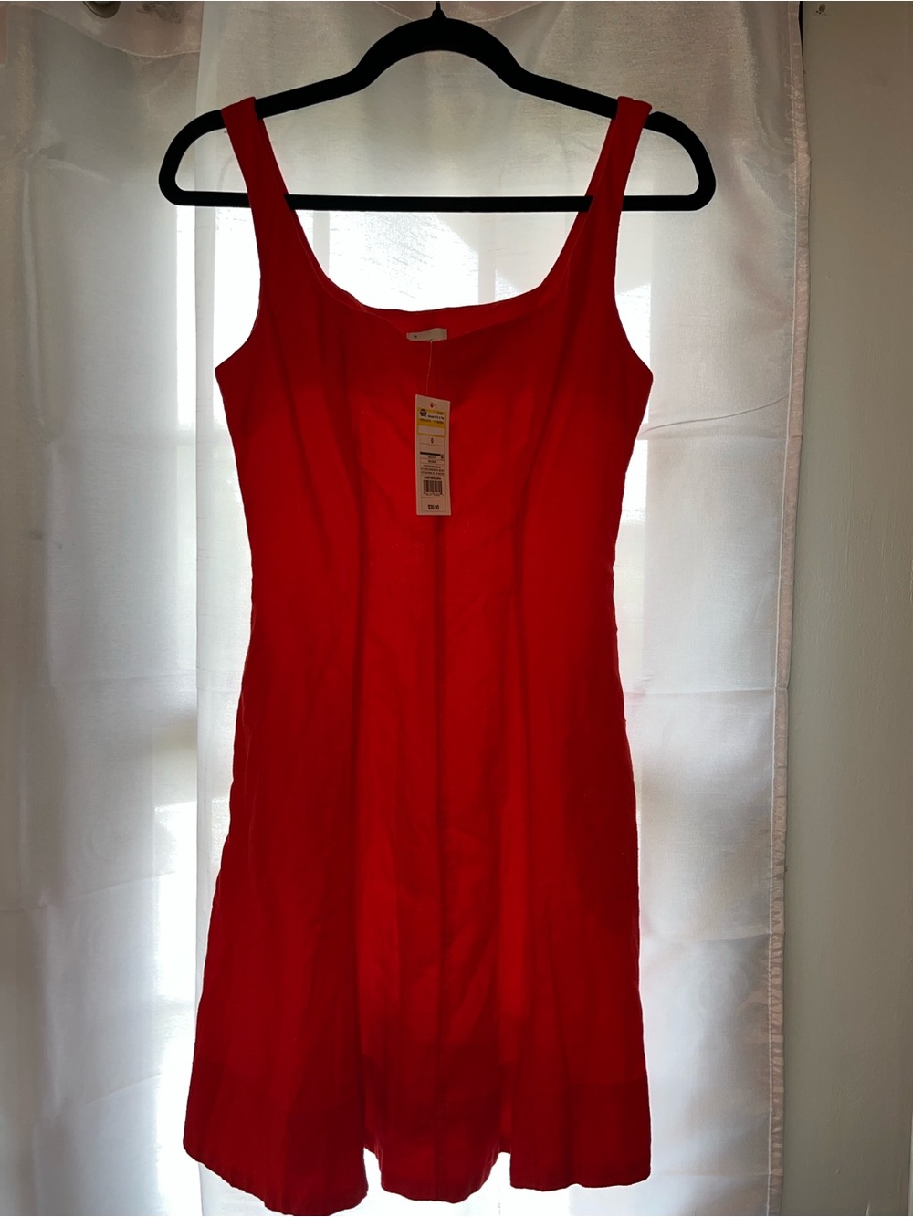 a new day Bright Red Sleeveless Sundress